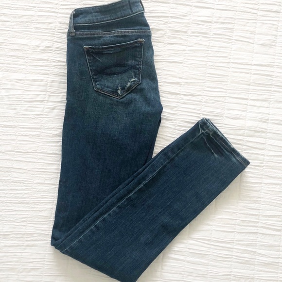 ABERCROMBIE & FITCH DESTROYED SKINNY SIZE 25 - Picture 1 of 7